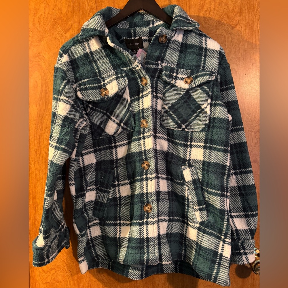 NWT Love Tree Oversized Shacket